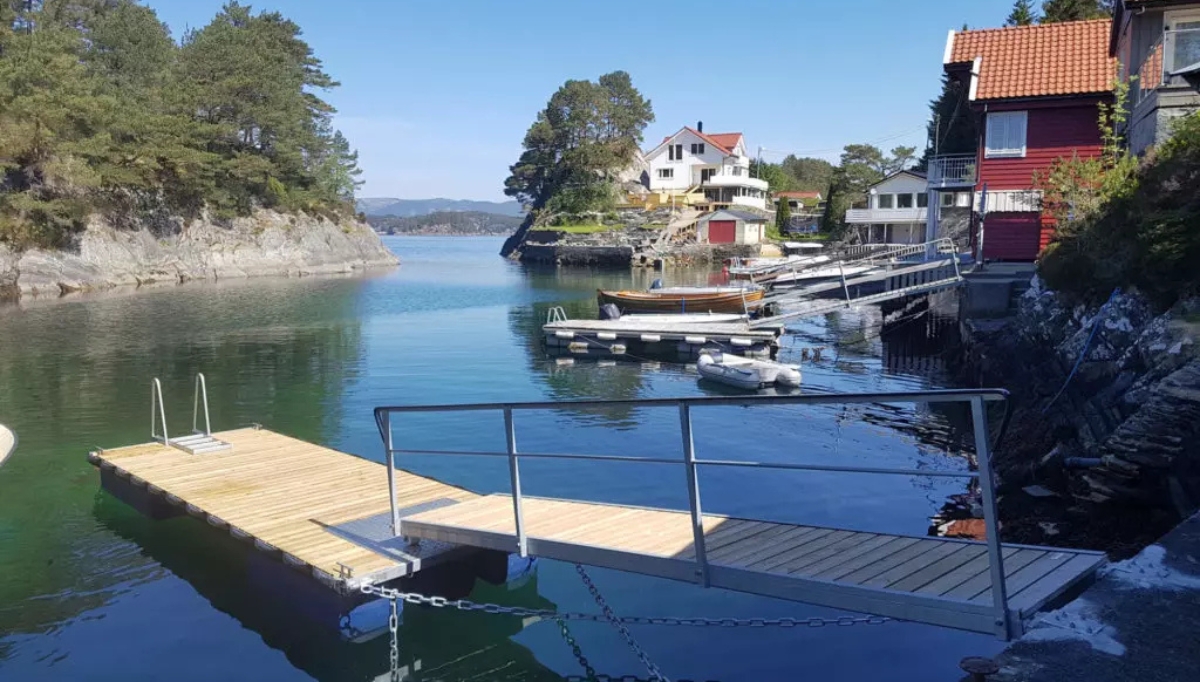 landstedsbrygge i norge - jamax flytebrygger