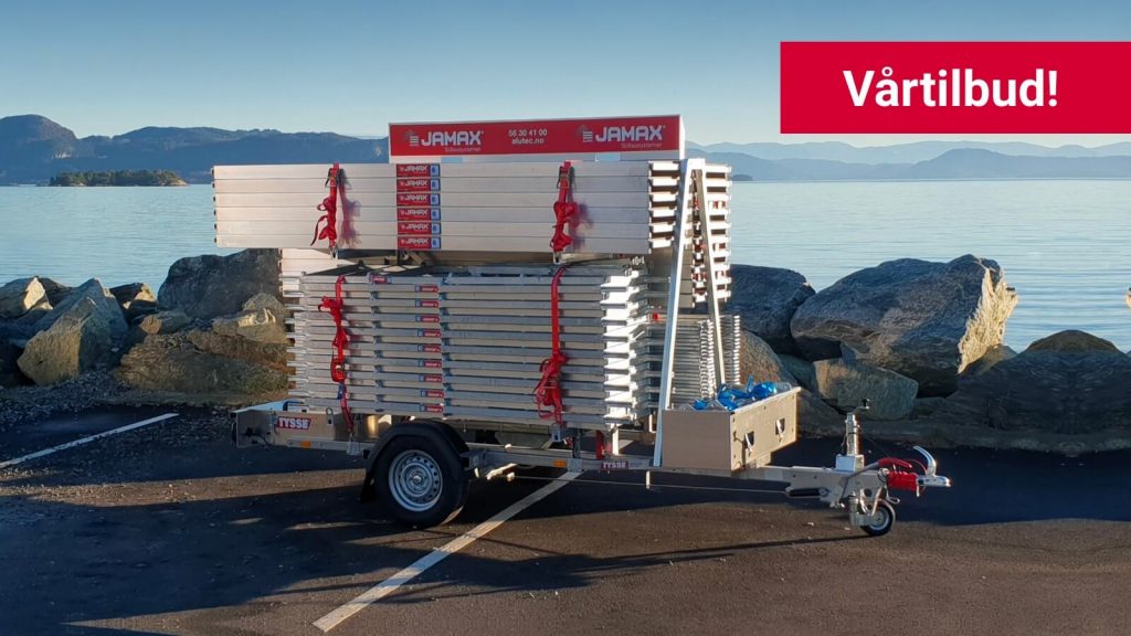Jamax Tilhengerpakke 132 m2 - Vårtilbud